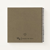 Carnet Notes de script modernes & Musées Papier Kraft (Dos)