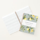 Carnet Notes de sermon Aquarelle Citrons Olives (Intérieur)