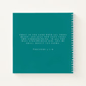 Carnet Notes de sermon bleu Turquoise, tout simplement bi (Dos)