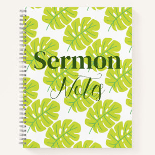 Carnet Notes de sermon modernes