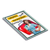 Carnet Notes de soins infirmiers rétro Pinup_ (Côté Droit)