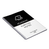 Carnet Notes de survie académique – Note d'étude drôle d' (Côté Droit)