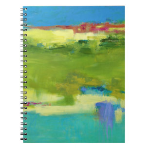 Carnet Notes de terrain - Art vert Abstrait