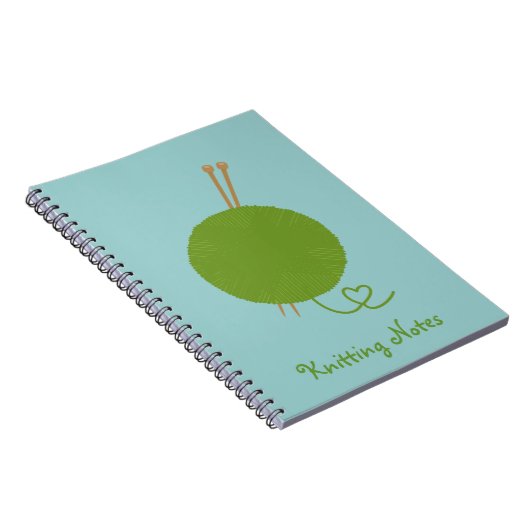 Carnet Notes de tricot d'amour (Côté Droit)