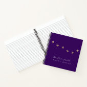 Carnet Notes de voyage violet (Intérieur)