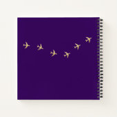 Carnet Notes de voyage violet (Dos)