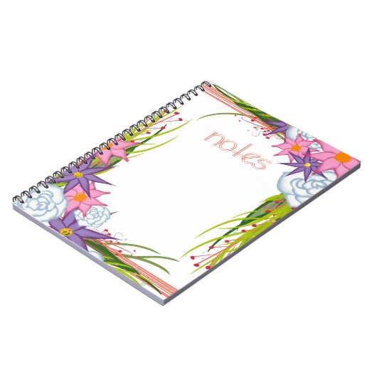 Carnet Notes d'écrasement de corail grandes (Côté gauche)