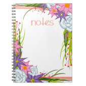 Carnet Notes d'écrasement de corail grandes (Devant)