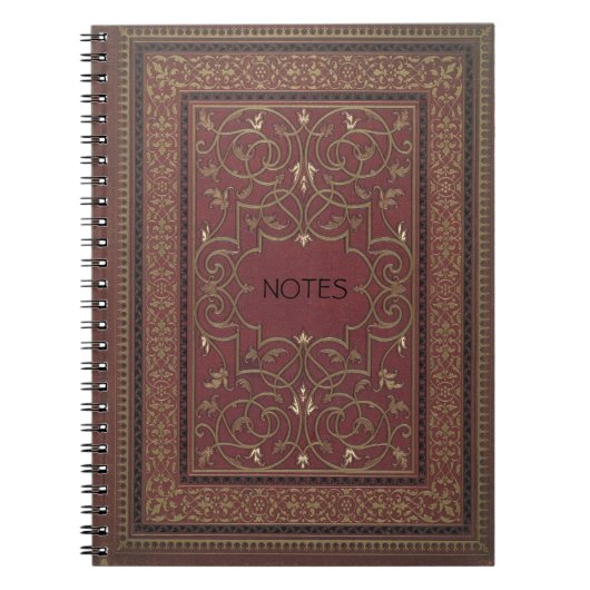Carnet Notes Défilement médiéval (Devant)