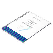 Carnet Notes Dentaires Nettoyer les Dents (Côté gauche)