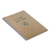 Carnet Notes d'équipe - Football (Côté Droit)