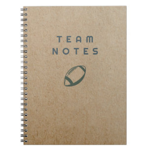 Carnet Notes d'équipe - Football américain