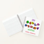 Carnet Notes d'étude biblique pour enfants mignons et col (Intérieur)