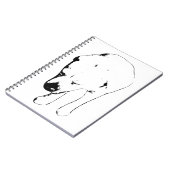 Carnet Notes d'hiver pour Labrador Muse (Côté gauche)