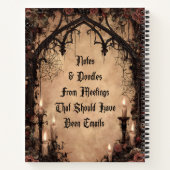 Carnet Notes & Doodles Dark Gothic (Dos)