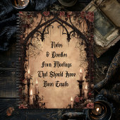 Carnet Notes & Doodles Dark Gothic