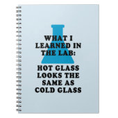 Carnet Notes drôles de laboratoire de chimie (Devant)