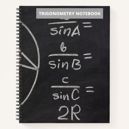 CARNET NOTES DU CLASSEMENT TRIGONOMÉTRIQUE (NOIR) (Devant)