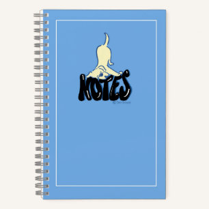 Carnet Notes du laboratoire jaune bleu personnalisé