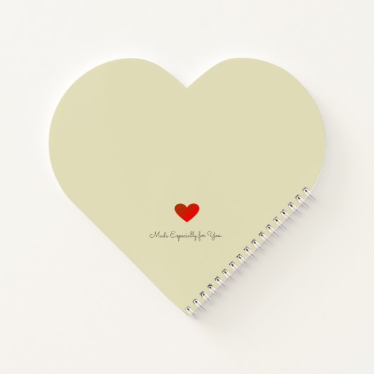 Carnet Notes du Mariage de Champagne Diamond Heart (Dos)