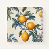 Carnet Notes du Mariage de Lemon Grove Méditerranéenne (Dos)