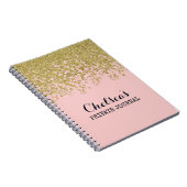 Carnet Notes du rose Quartz Glam Chelsea (Côté Droit)