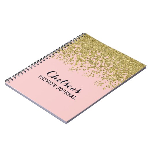 Carnet Notes du rose Quartz Glam Chelsea (Côté gauche)
