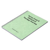 Carnet Notes d'un parcours thérapeutique dédié (Côté gauche)