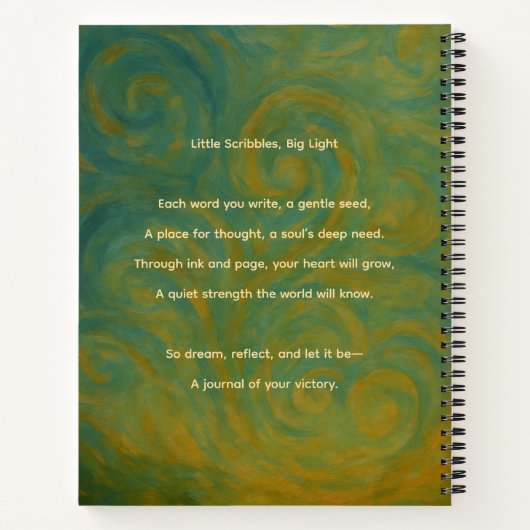 Carnet Notes et réflexions (Dos)