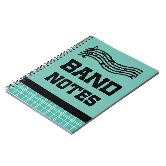 Carnet Notes fraîches de fanfare (Côté gauche)