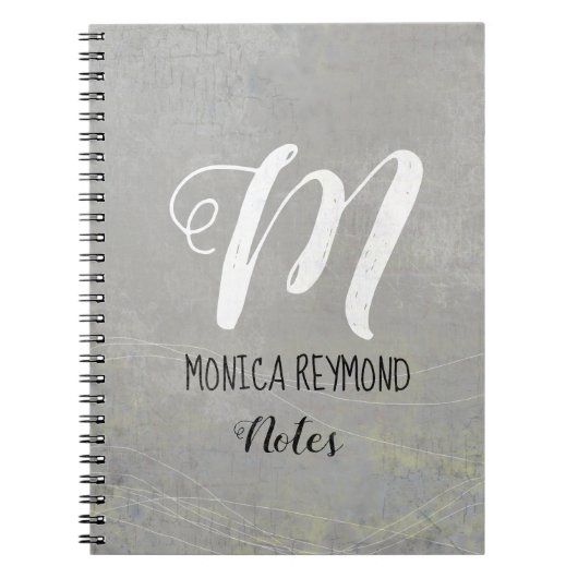 Carnet notes grises (Devant)