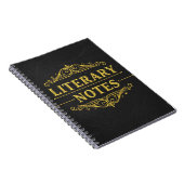 Carnet Notes littéraires - Dark Academia (Côté Droit)