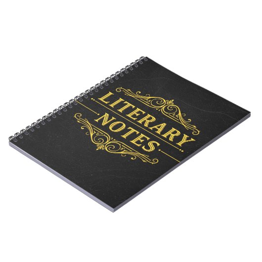 Carnet Notes littéraires - Dark Academia (Côté gauche)