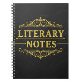 Carnet Notes littéraires - Dark Academia (Devant)