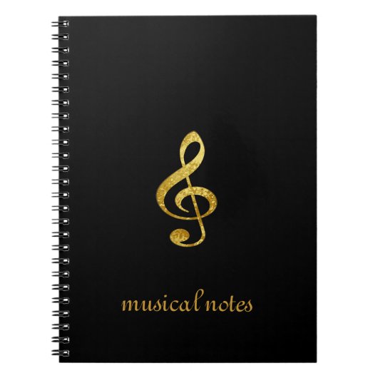 Carnet notes musicales (Devant)