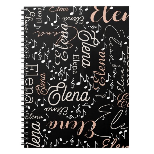 Carnet Notes musicales (Devant)