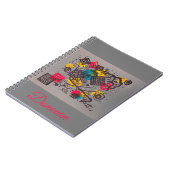 Carnet Notes musicales Abstraites (Côté gauche)