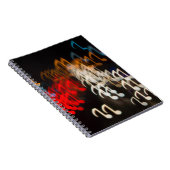 Carnet notes musicales Abstraites : lumières bokeh arrièr (Côté Droit)