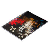 Carnet notes musicales Abstraites : lumières bokeh arrièr (Côté gauche)