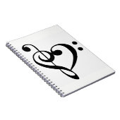 CARNET *NOTES MUSICALES / NOTEBOOK MUSIC LOVER'S* (Côté Droit)