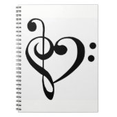CARNET *NOTES MUSICALES / NOTEBOOK MUSIC LOVER'S* (Devant)