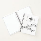 Carnet Notes musicales simples Treble School  (Intérieur)