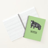 Carnet Notes Ours noir Ursus americanus (Intérieur)