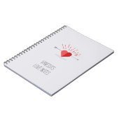 Carnet Notes personnalisables d'amour (Côté gauche)