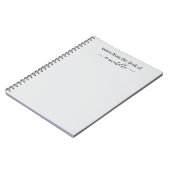 Carnet Notes personnalisées du bureau de (Côté gauche)