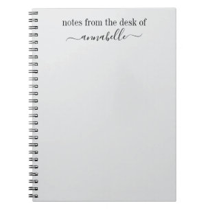 Carnet Notes personnalisées du bureau de