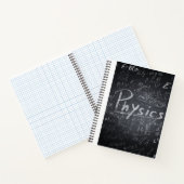 CARNET NOTES PHYSIQUES (OMBRE NOIR) (Intérieur)