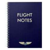 Carnet Notes pilotes de vol (Devant)