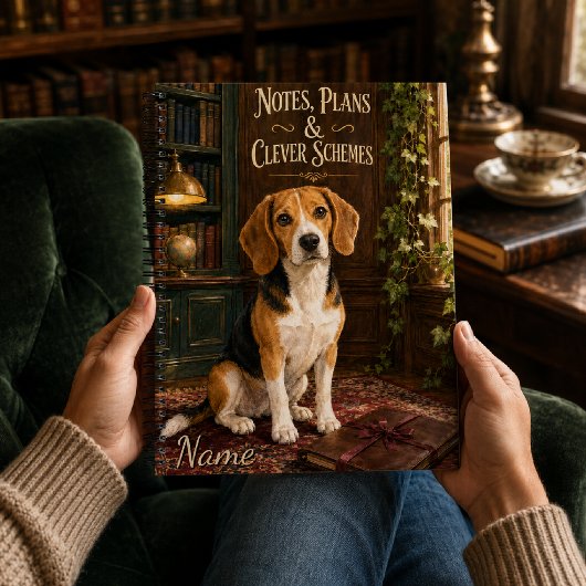 Carnet Notes Plans et Schémas Astucieux Beagle