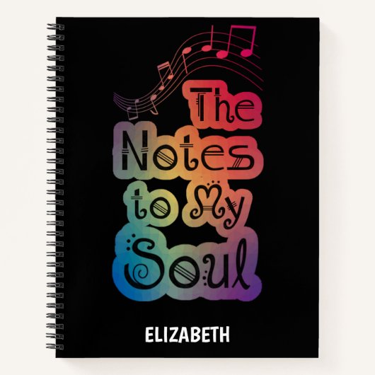 Carnet Notes pour My Soul Music Écriture chantée moderne (Devant)